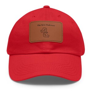Stijlvolle Dad Hat met leren patch | Perfect cadeau voor vaders | Vrijetijdskleding, uniek vaderdagcadeau, trendy outdooraccessoire, [...]