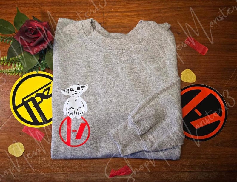 Ned Juggling Twenty One Pilots Album Logos Gildan Adult Sweatshirt | Fan Art Crewneck image 18