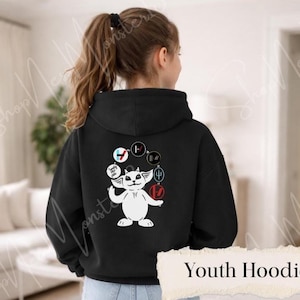 Ned Juggling Twenty One Pilots Album Logos | Gildan Youth Hoodie | Fan Art Sweatshirt