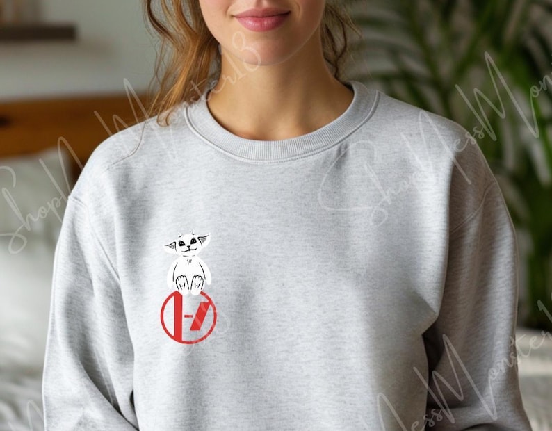 Ned Juggling Twenty One Pilots Album Logos Gildan Adult Sweatshirt | Fan Art Crewneck image 14