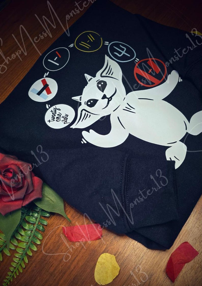 Ned Juggling Twenty One Pilots Album Logos Gildan Adult Sweatshirt | Fan Art Crewneck image 11