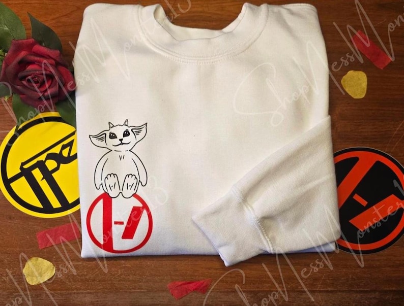 Ned Juggling Twenty One Pilots Album Logos Gildan Adult Sweatshirt | Fan Art Crewneck image 6