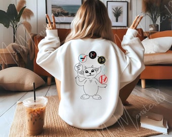 Ned Juggling Twenty One Pilots Album Logos Gildan Adult Sweatshirt | Fan Art Crewneck