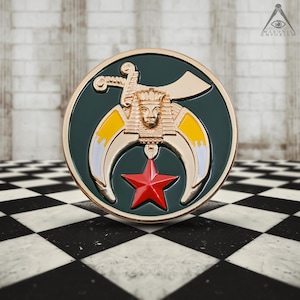 Zielony emblemat Shriner Auto