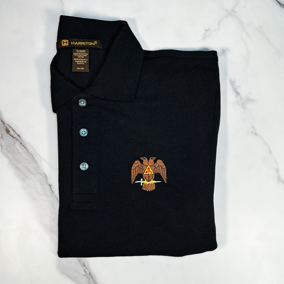 Masonic Scottish Rite Eagle Customizable Men's Polo - Etsy