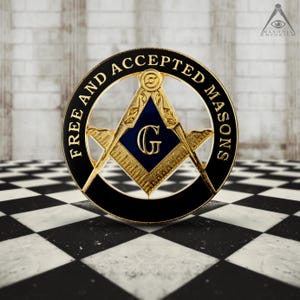 Free and Accepted Masons Masonic Auto Emblem
