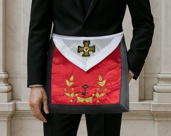 スコティッシュライト32階級フリーメーソンペンダント：ゴールド