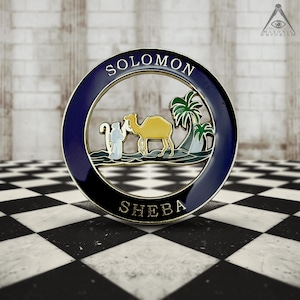Solomon Sheba Masonic Auto Emblem
