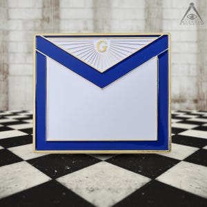 Master Mason Apron Masonic Auto Emblem