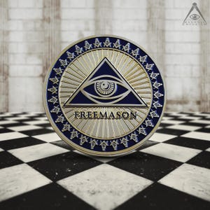 All Seeing Eye Masonic Auto Emblem
