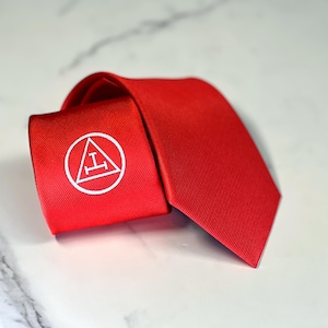 Royal Arch Masons Chapter Silk Necktie