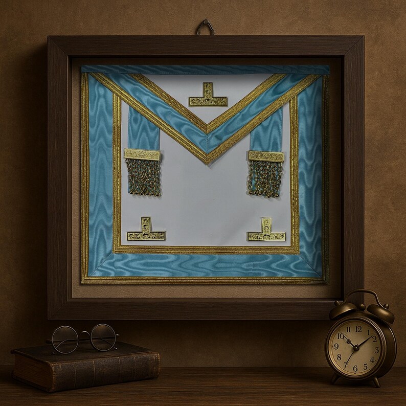 Master Mason Member Masonic Apron - [blue & White] - Etsy