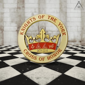 Knights of The York Masonic Auto Emblem