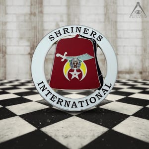 Emblemat samochodowy Shriners International Fez
