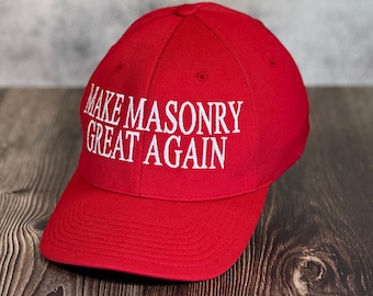 Make Masonry Great Again Parody Masonic Flexfit Baseball Hat