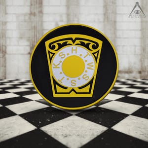 Keystone Masonic Auto Emblem