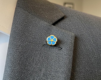 Forget Me Not Lapel Pin