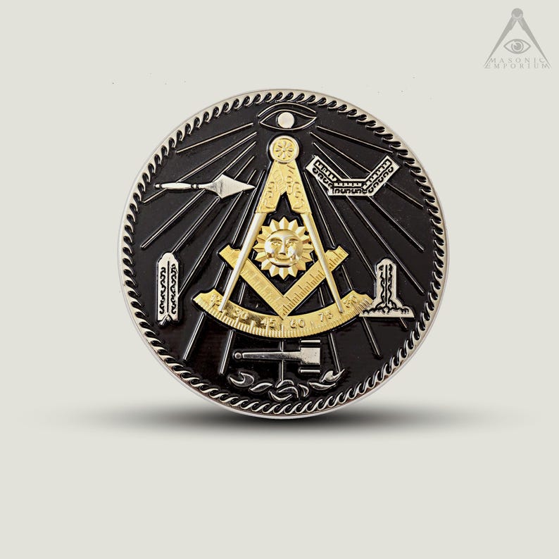 Masonic Rope Vector Past Master With Working Tools Masonic Auto Emblem - Etsy