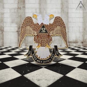 32nd Degree Scottish Rite Eagle Auto Emblem