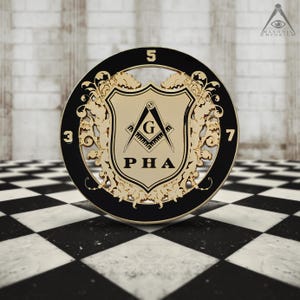Prince Hall Shield Masonic Auto Emblem