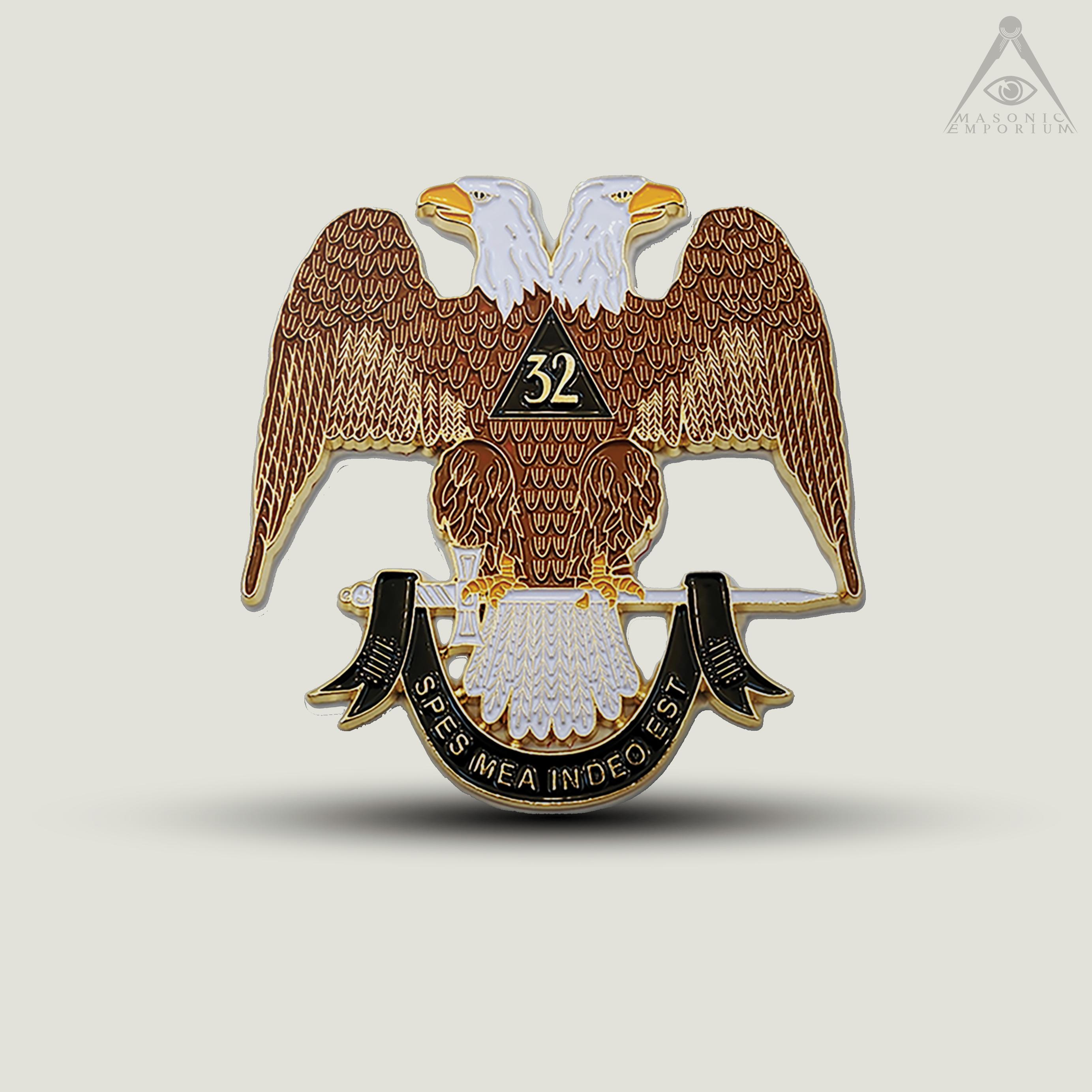 Scottish Rite Auto Emblem 32nd Degree Scottish Rite Eagle Auto Emblem - Etsy