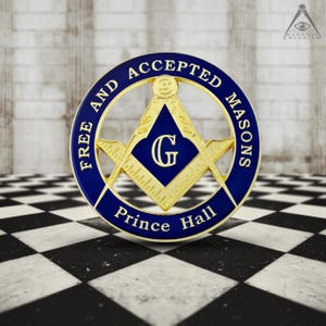 Free and Accepted Prince Hall Masons Masonic Auto Emblem