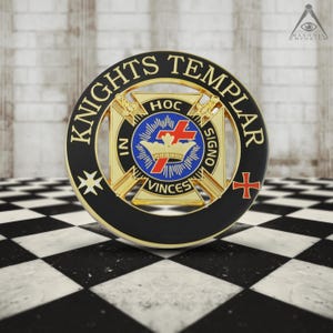 Knights Templar Cutout Auto Emblem