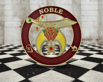 Emblema automatico Burgundy Noble Shriner