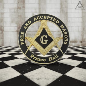 Free and Accepted Prince Hall Masons Masonic Auto Emblem