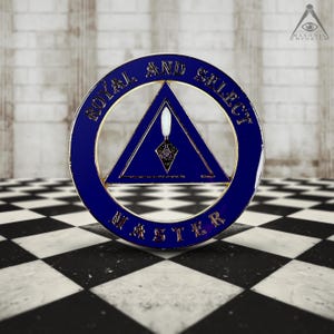 Royal and Select Master Masonic Auto Emblem