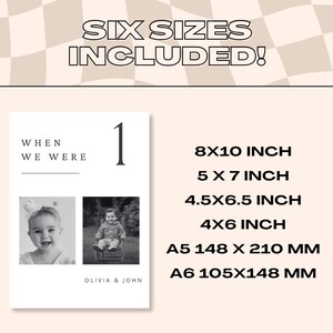 Wedding Table Numbers Cards When We Were Table Numbers Wedding Photo Table Numbers Template Reception Table Numbers Wedding Must Haves image 4