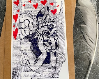 Gargoyle love card, Crow Mothers Day Card, French Bulldog Happy Mothers Day, and more