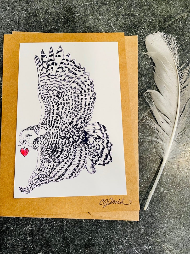 Love cards for Mothers Day and more Hummingbirds with buttons and thread hand made valentines day card hand signed by artist owl