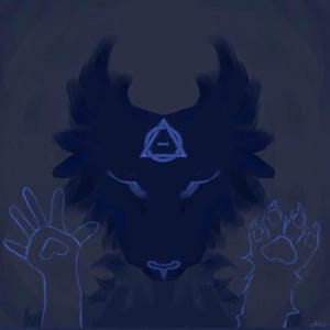 therain cardboard canine mask commissions