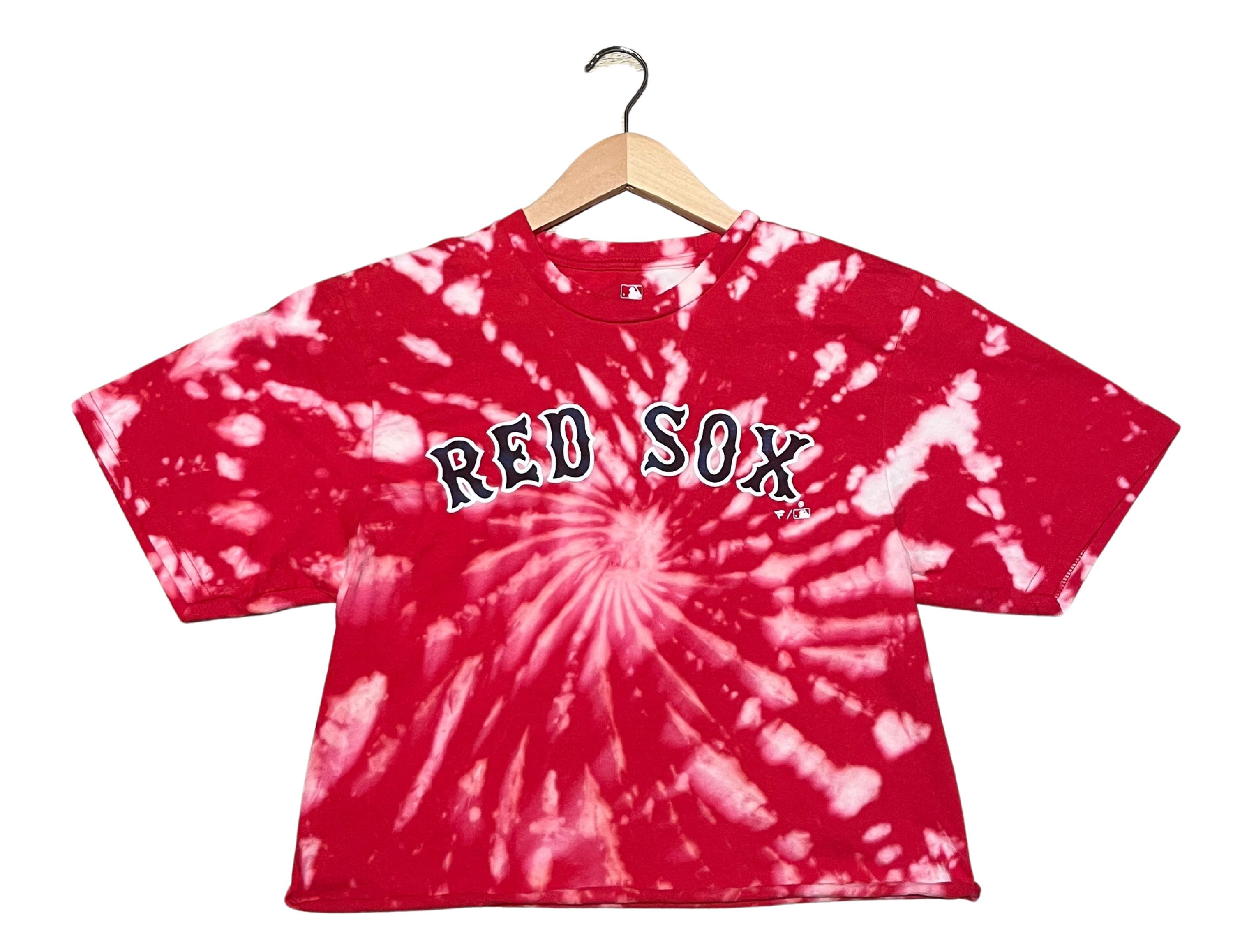boston red sox tie dye shirt