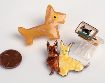 Scotty Dog Collection: 3 Vintage Items, One price