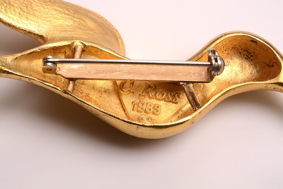 Exceptional MCM Brooch signed Christopher Ross 19… - image 3