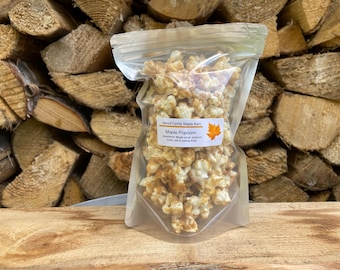 5 bolsas de palomitas de maíz con arce caseras