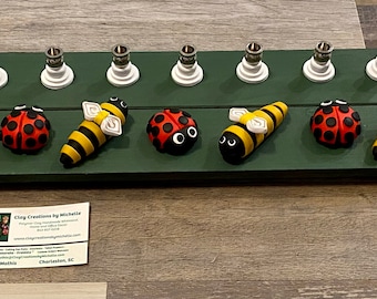 Ladybug and Bumble Bee Menorah