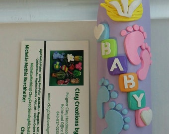 Baby Themed Mezuzah Case - Boy OR Girl