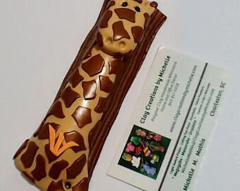 Giraffe Mezuzah Case