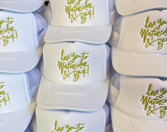 Custom Embroidered Trucker Hat: Bachelorette Party, Girls Trip