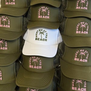 Custom Embroidered Bachelorette Trucker Hat – Girls Trip, Summer, Bachelorette, Personalized Hats for Any Occasion! Bulk Discounts Available