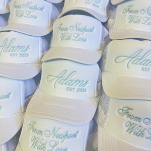 Custom Embroidered Trucker Hats: Wedding & Party Favors - Bulk Order image 15