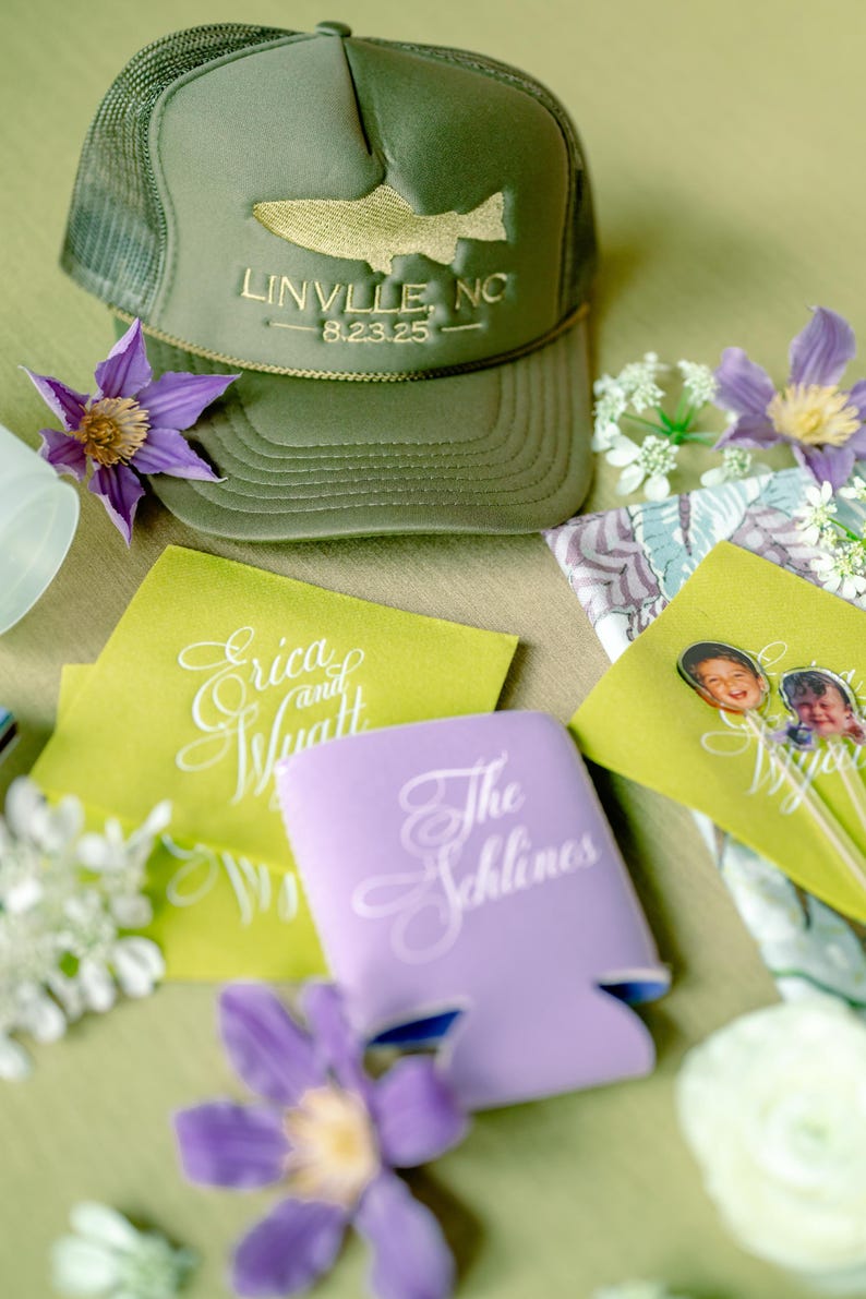 Custom Embroidered Trucker Hats: Wedding & Party Favors - Bulk Order image 19
