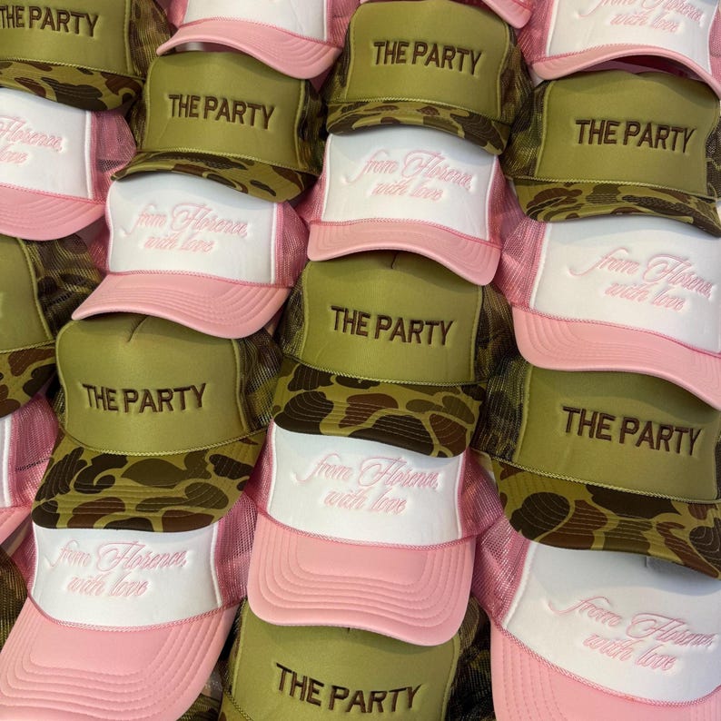 Custom Embroidered Trucker Hats: Wedding & Party Favors - Bulk Order image 17