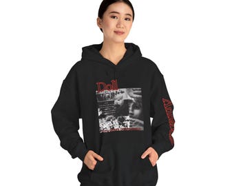 Sudadera de Halloween de muñeca espeluznante, regalo de otoño de octubre, sudadera con capucha de Annabelle, ropa de miedo, suéter fantasma, Annabelle