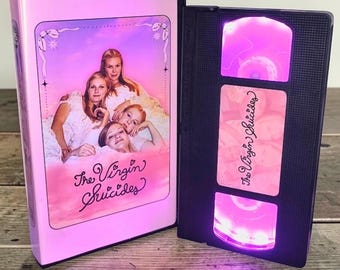The Virgin Suicides VHS Lamp - Sofia Coppola Movie Inspired