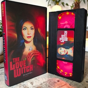 The love witch VHS led lamp inspired – Handmade horror movie decor fan gift