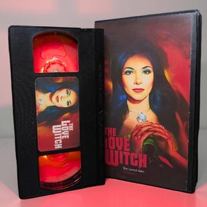 The love witch VHS led lamp inspired – Handmade horror movie decor fan gift